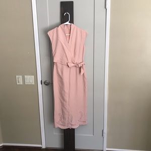 Pink Jones New York midi dress
